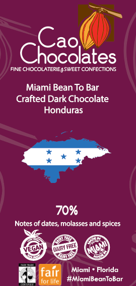 Dark Chocolate single origin Honduras 70%