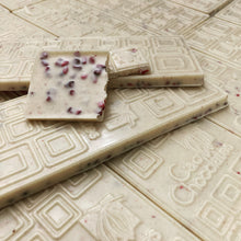 Load image into Gallery viewer, White Chocolate with Raspberries - Single origin Venezuela