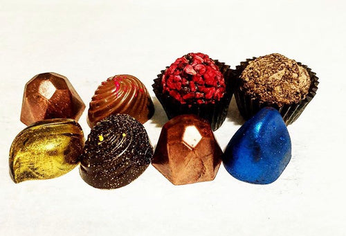 Cao Chocolates' Box of truffles and bonbons