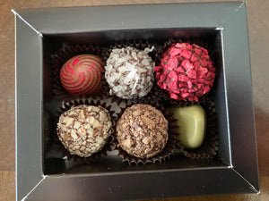 Cao Chocolates' Box of truffles and bonbons