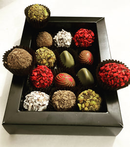 Cao Chocolates' Box of truffles and bonbons