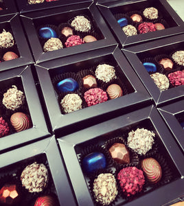 Cao Chocolates' Box of truffles and bonbons