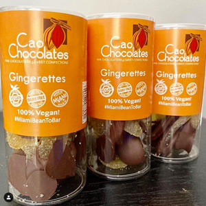 Dark Chocolate covered ginger - Gingerettes