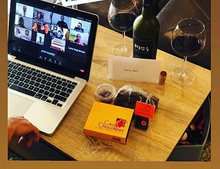 Load image into Gallery viewer, IN-PERSON OR VIRTUAL Chocolate and Wine Tasting